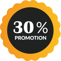 Autocollant Soldes 30% De Promotion