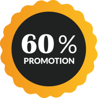 Autocollant Soldes 60% De Promotion