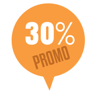 Autocollant Soldes 30% Promo