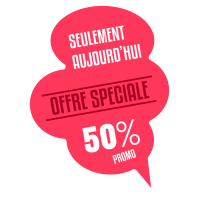 Autocollant Soldes Offre Spéciale 50%
