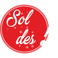 Autocollant Soldes Flocons 2