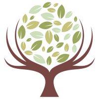 Autocollant Logo Nature Arbre 2