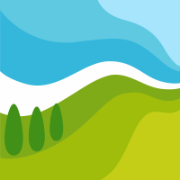 Autocollant Logo Nature Paysage 5