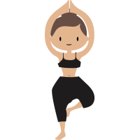 Autocollant Logo Yoga Meditation 3