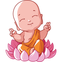 Autocollant Logo Yoga Meditation 9