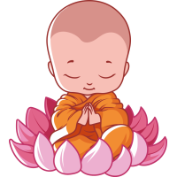 Autocollant Logo Yoga Meditation 12