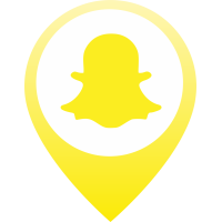 Autocollant Logo Réseau Social Snapchat 3