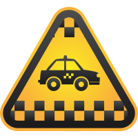 Autocollant Métier Taxi 1