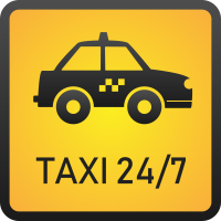 Autocollant Métier Taxi 7