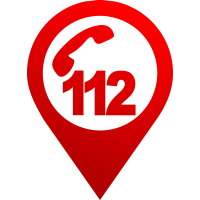 Autocollant Logo Numéro Urgence 112