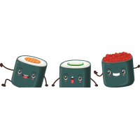 Autocollant Sushi 5