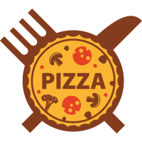 Autocollant Pizza Logo 2