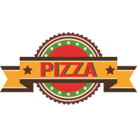 Autocollant Pizza Logo 5