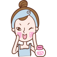 Autocollant Jeune Fille Beauté