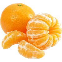 Autocollant Alimentation Fruit Clémentine