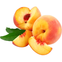 Autocollant Alimentation Fruit Pêche 2