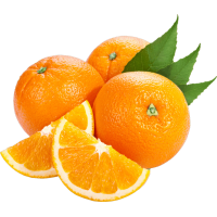 Autocollant Alimentation Fruit Orange 2