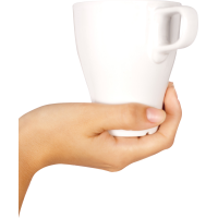 Autocollant Personne Main Mug