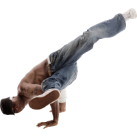 Autocollant Personne Danseur Hip Hop 1