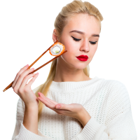 Autocollant Personne Femme Sushi 5