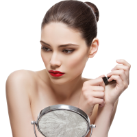 Autocollant Personne Femme Beauté Maquillage 10