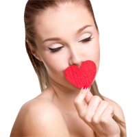Autocollant Personne Femme Coeur Beauté 4