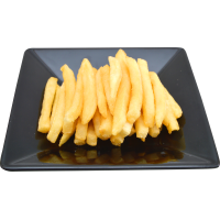 Autocollant Alimentation Frites Assiette