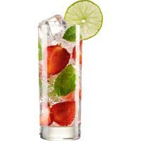 Autocollant Boisson Cocktail Fraise Menthe