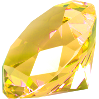Autocollant Divers Pierre Précieuse Jaune