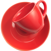 Autocollant Divers Tasse Rouge