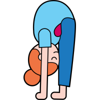 Autocollant Métier Yoga Position 6