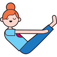 Autocollant Métier Yoga Position 10