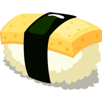 Autocollant Alimentation Japonais Sushi 4