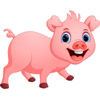 Autocollant Animaux Cochon 5