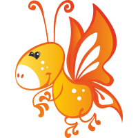 Autocollant Animaux Papillon