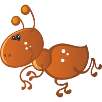 Autocollant Animaux Fourmi