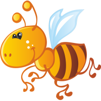 Autocollant Animaux Abeille