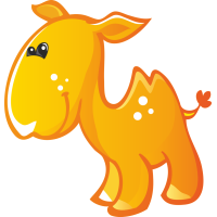 Autocollant Animaux Chameau