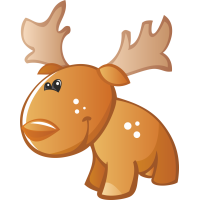 Autocollant Animaux Cerf