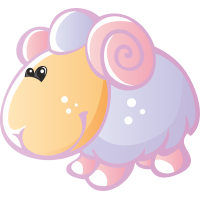 Autocollant Animaux Mouton