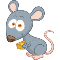 Autocollant Animaux Souris