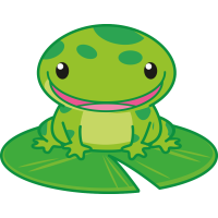 Autocollant Animaux Grenouille