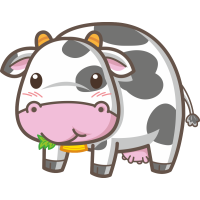 Autocollant Animaux Vache 5