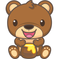 Autocollant Animaux Ours 2