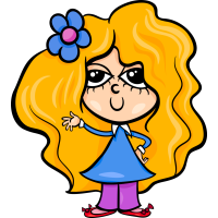 Autocollant Enfants Petite Fille 3