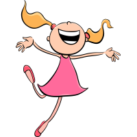 Autocollant Enfants Petite Fille 10