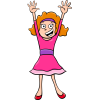 Autocollant Enfants Petite Fille 12