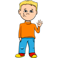 Autocollant Enfants Petit Garçon 11