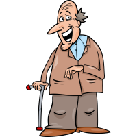 Autocollant Personnes âgées 1