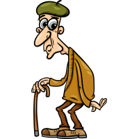 Autocollant Personnes âgées 2